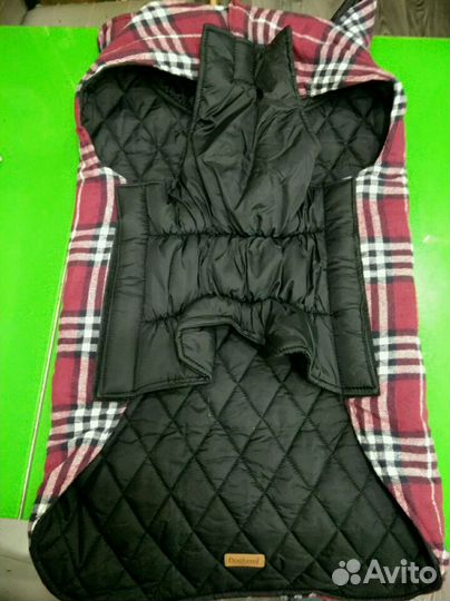 Двухсторонняя куртка для собак