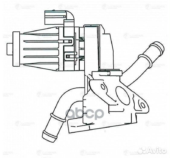 Клапан EGR (рециркуляции выхл. газов) lveg 1003