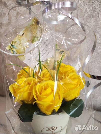 Цветочные композиции из мыльной пены