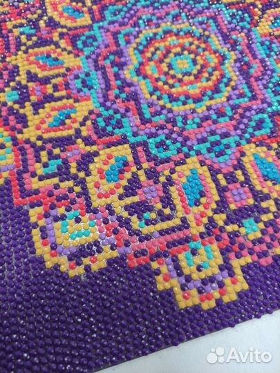 Картина мандала алмазная мозаика