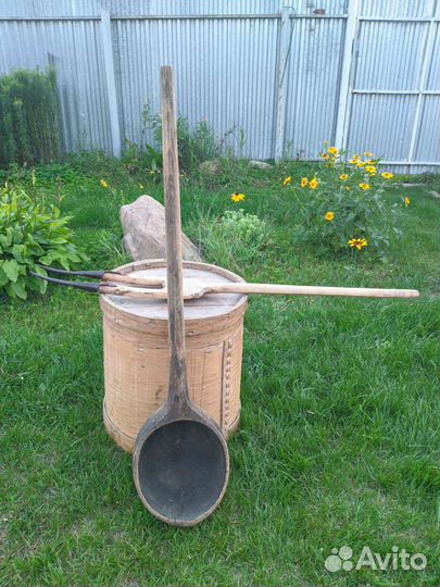 Ложка черпак для пива, старинная, 19в