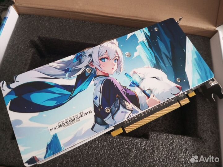 Видеокарта SY-RX 580 8gb White