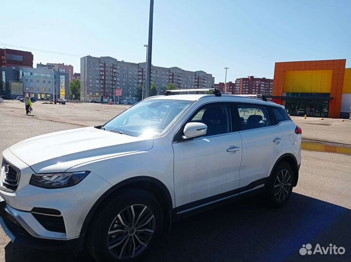 Багажник рейлинги поперечны на Джилли