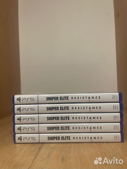 Диск Sniper Elite Resistance PS5 Новый