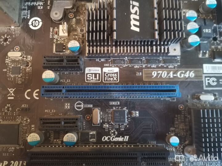 Материнская плата MSI 970A-G46 am4 ddr3