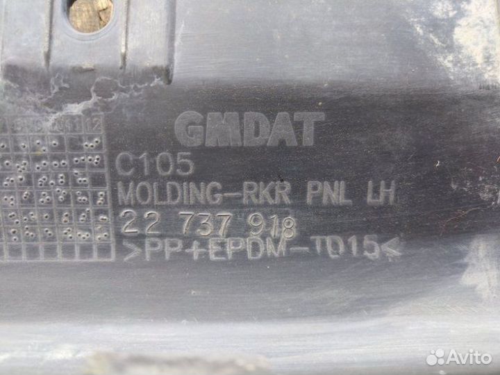 Накладка порога левая Opel Antara L07 A30XH 2012