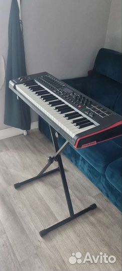 Midi клав novation impulse 49 + стойка + педаль