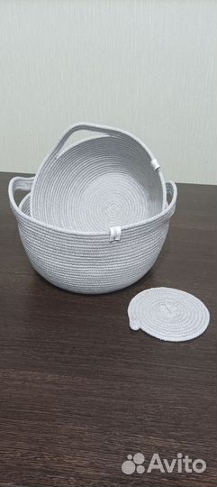 Корзинки из шнура