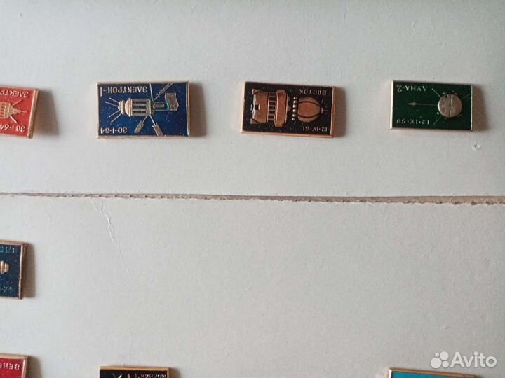 Значки космос СССР
