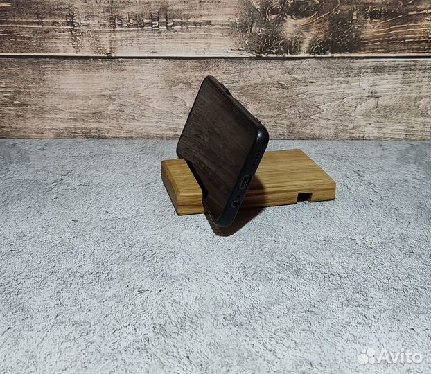 Подставка для телефона, подставка под телефон, Дуб