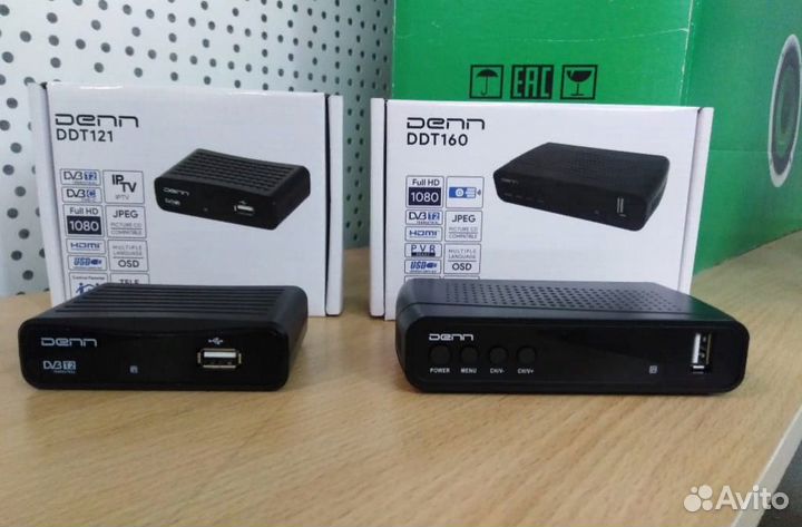 Цифровая тв приставка на 20 каналов Denn