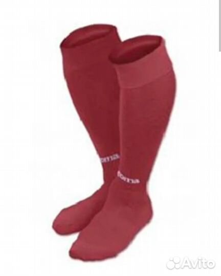 Гетры joma, гранатовые/бордовые