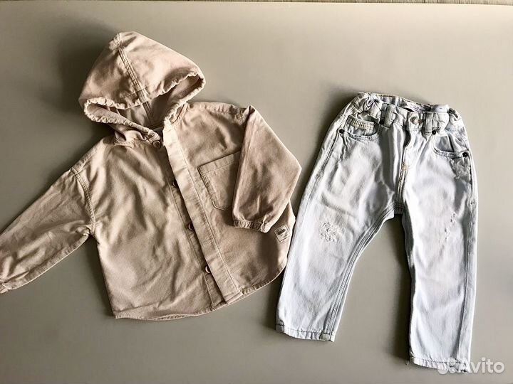 Одежда для мальчика Zara пакетом 80 86