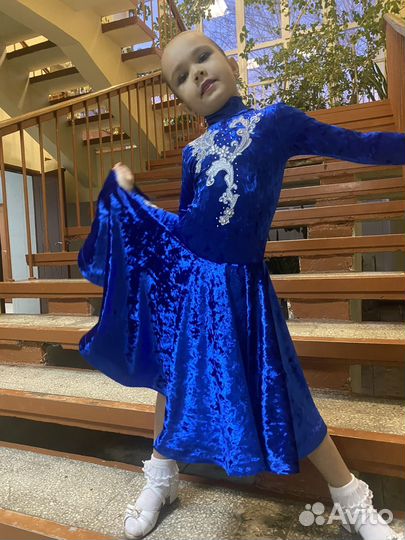 Платье для бальных танцев 110-116 см, рейтенговое