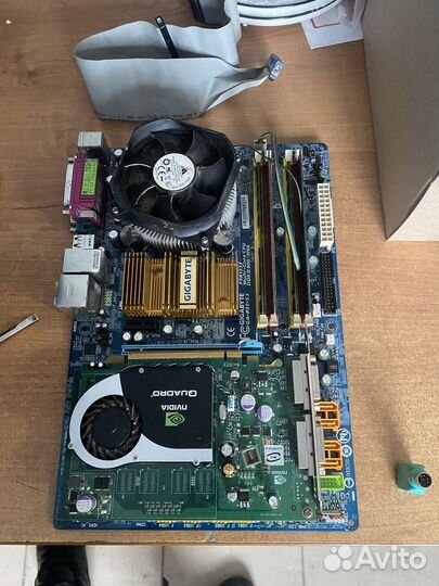 Материнская плата lga775,процессор Xeon,ddr2,видео