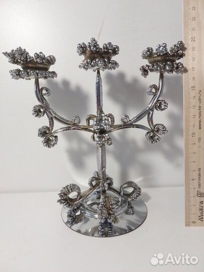 Подсвечник Канделябр Винтаж СССР