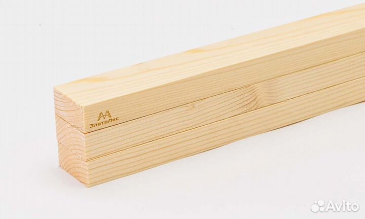 Брусок строительный за м2 25 мм 50 мм 3000 мм, 1С