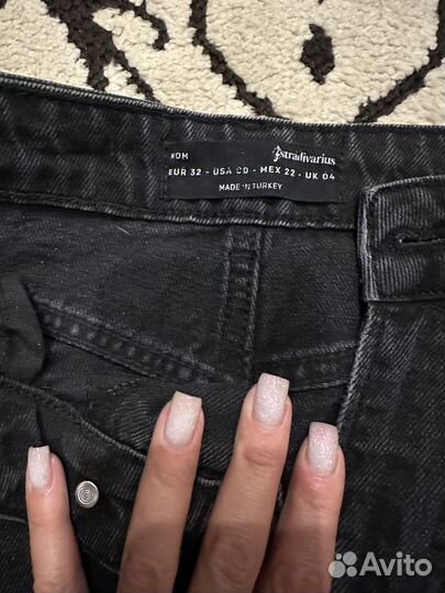 Джинсы stradivarius р-р 40-42 и топ H&M