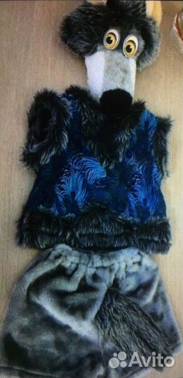 Новогодний костюм волка и зайчика