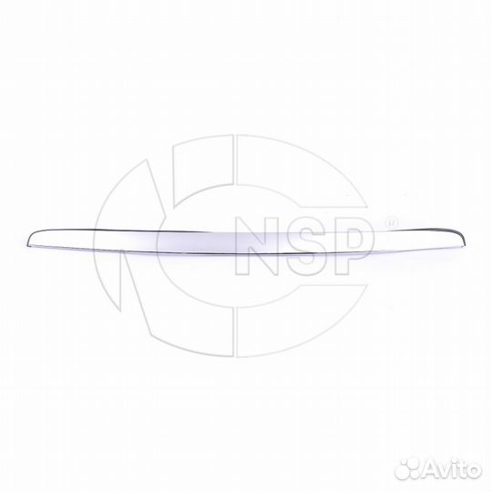 Молдинг капота chevrolet lacetti (хром)