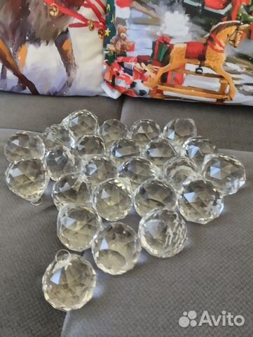 Хрустальные шарики, шары, подвески