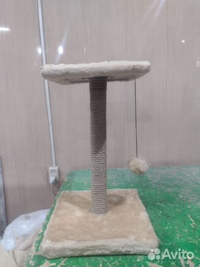 Когтеточка с лежанкой 50 см