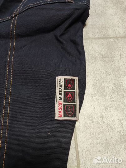 Негорючая джинсовая куртка Сварщика Mascot р54