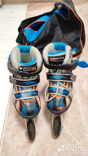 Роликовые коньки 31-34 р. раздвижные