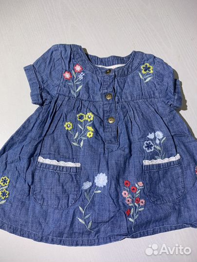 Вещи до 1 года детские на выход платья, брюки