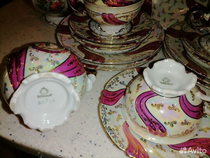 Чайный сервиз Мадонна Розовая лента (Германия)