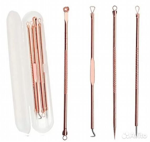 Инструмент для чистки лица бронза