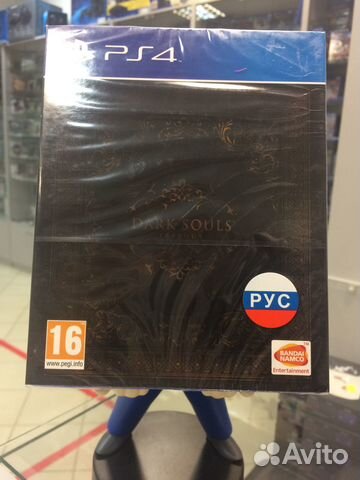 Игра на диске Dark souls trilogy для PS4