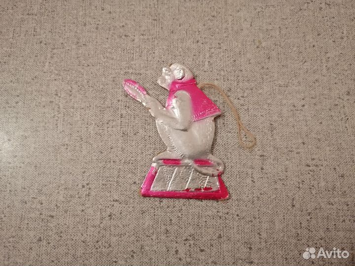 Ёлочные игрушки картон СССР