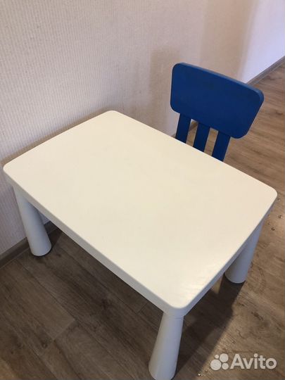 Икея стол и стул детский