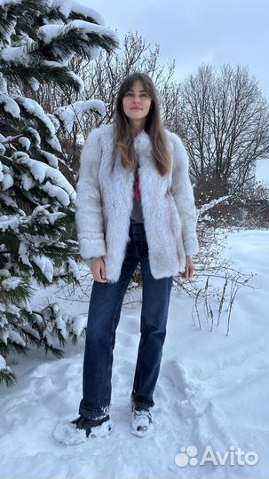 Шуба из песца