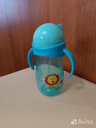 Поильник baby go с трубочкой