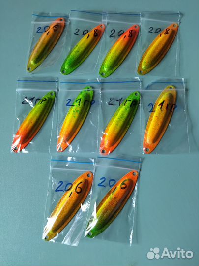 Набор блесен на судака, жереха 4 штуки
