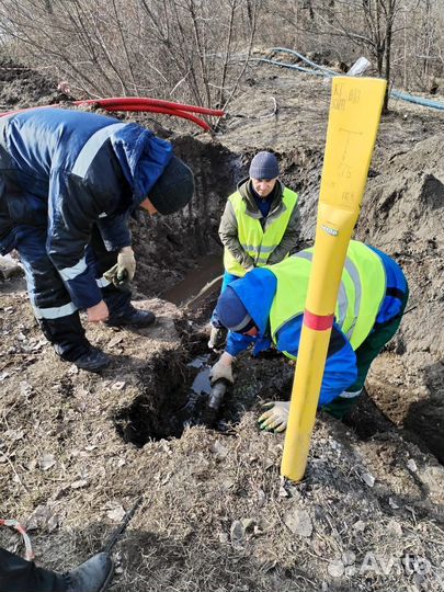 Горизонтальное бурение ГНБ, прокол под дорогой