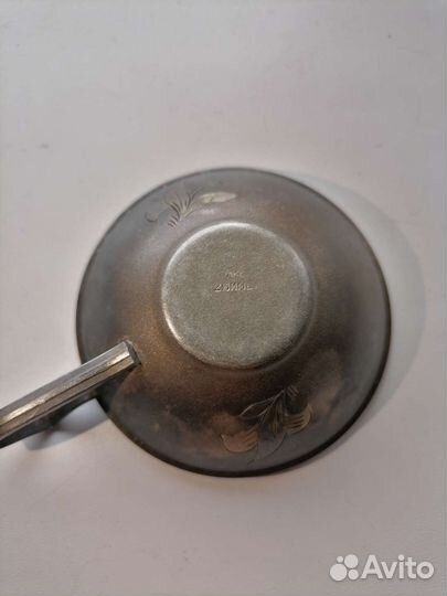 Мельхиоровый кофейный набор СССР