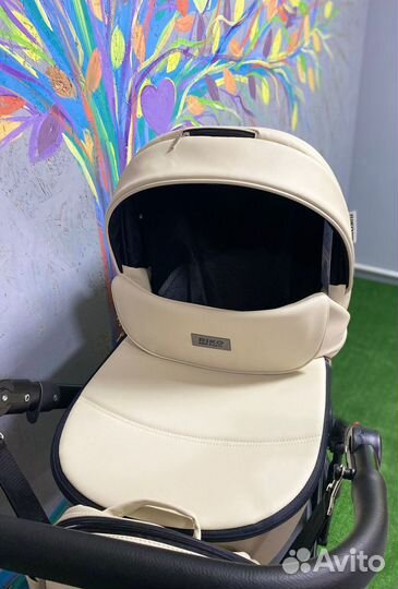 Коляска ozon Ecco (2 в 1) (riko basic) 25 слоновая