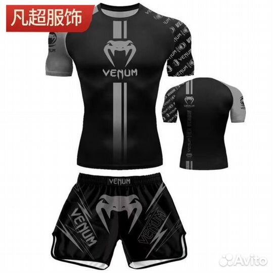 Футболка-рашгард Venom с короткими рукавами