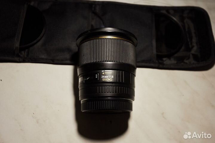 Объектив Sigma 24mm F1.8 EX DG aspherical macro (C