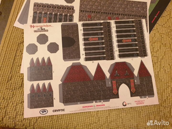 Бумажный конструктор Neverwinter: Strongholds