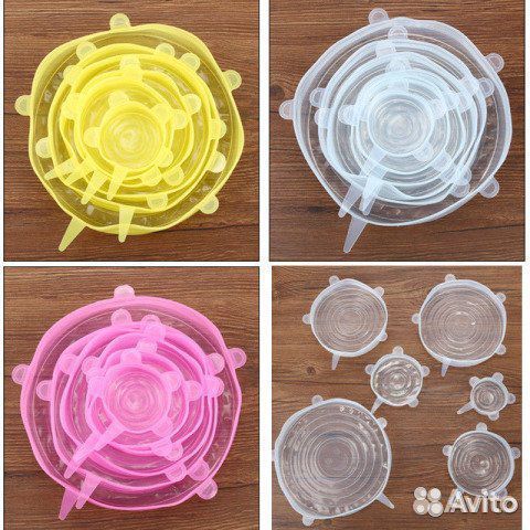 Набор силиконовых крышек Silicone Sealing Lids, 6