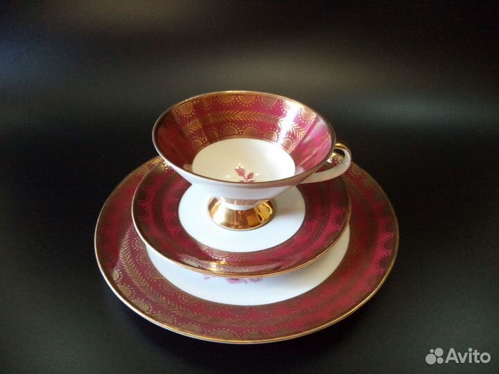 Чайное трио фарфор Германия