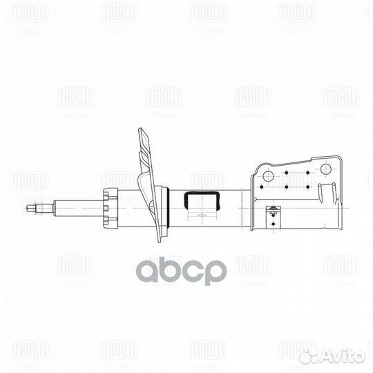 Амортизатор dodge journey 08/fiat freemont 11
