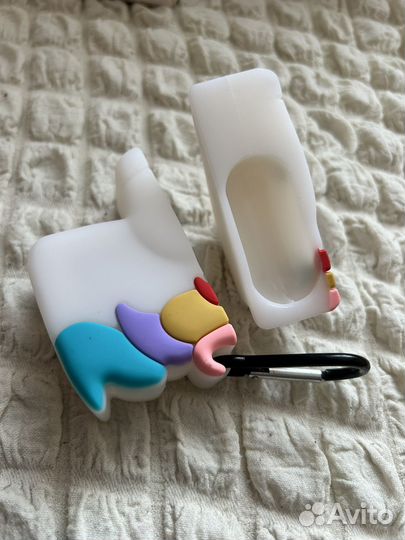 Чехол единорог для наушников airpods 1,2