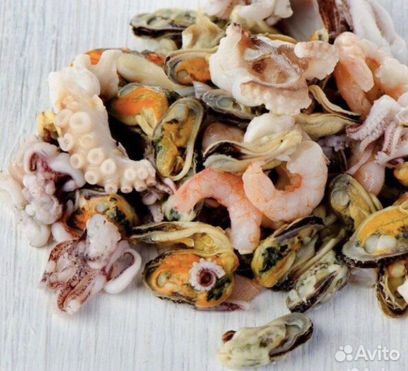 Морской коктейль рыба