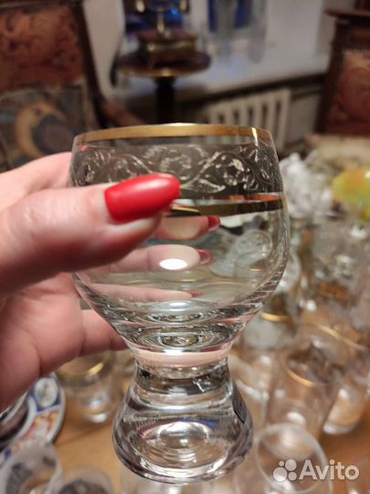 Бокалы, стаканы, салатники хрусталь