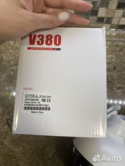 Wi fi камера 3мп камера видеонаблюдения